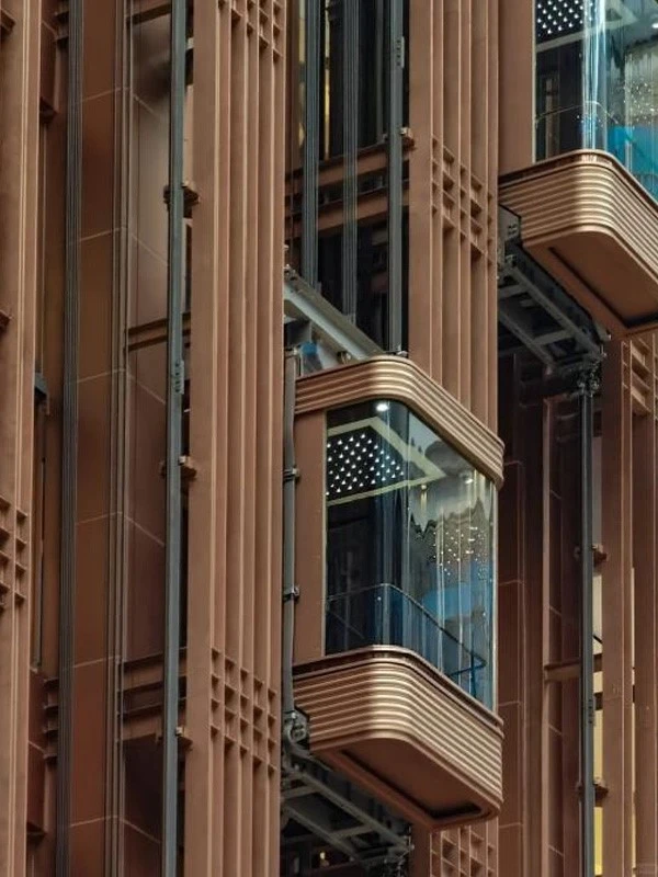 Semi-Panoramic Glass Elevator